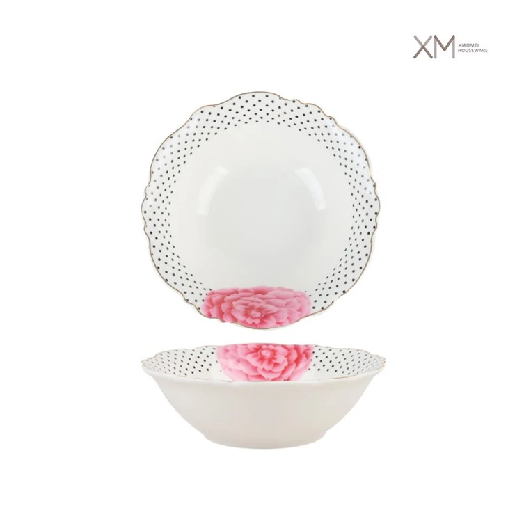 Floral Porcelain Bowl